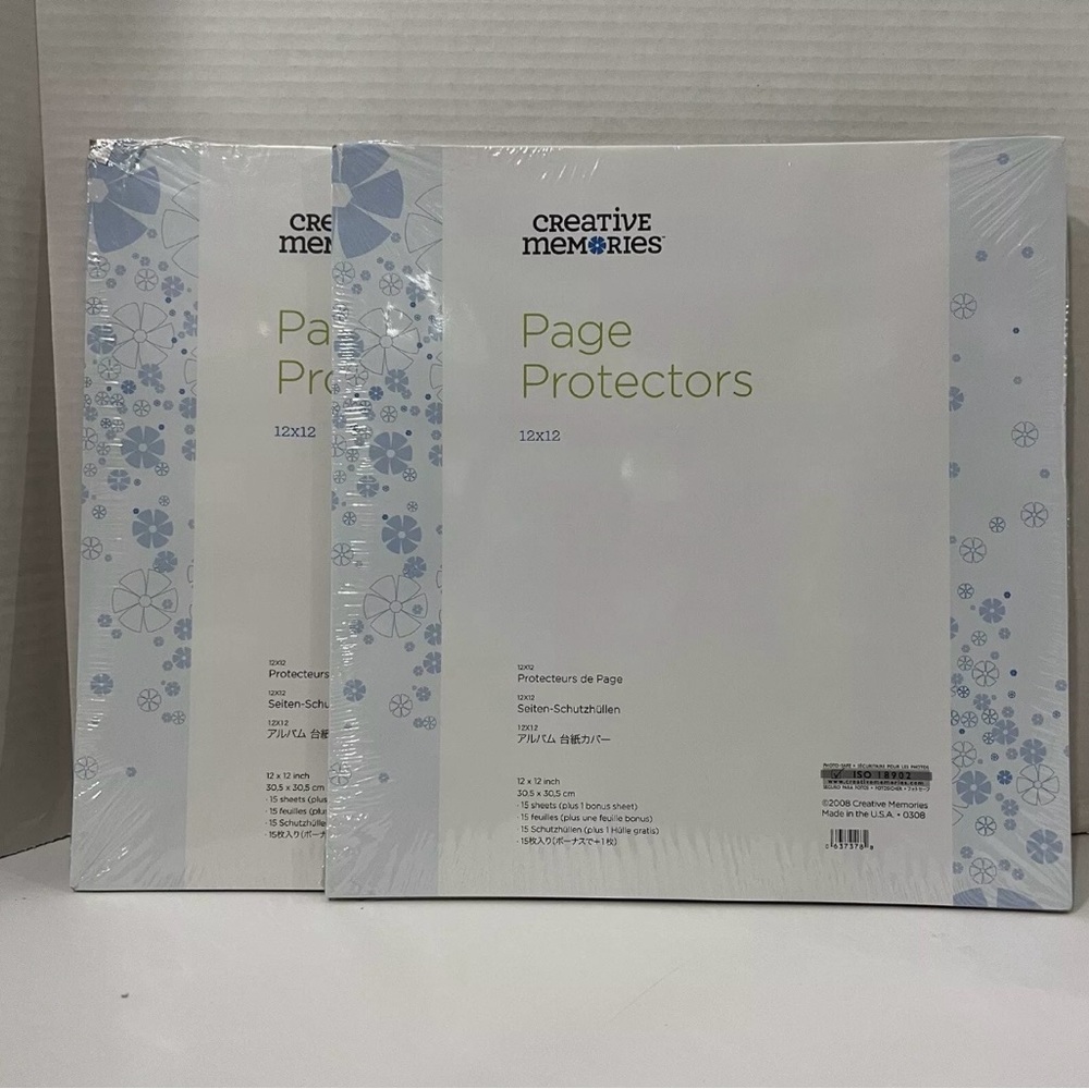 Creative Memories 12x12 TRUE Page Protectors Scrapbook Page Album Refill
